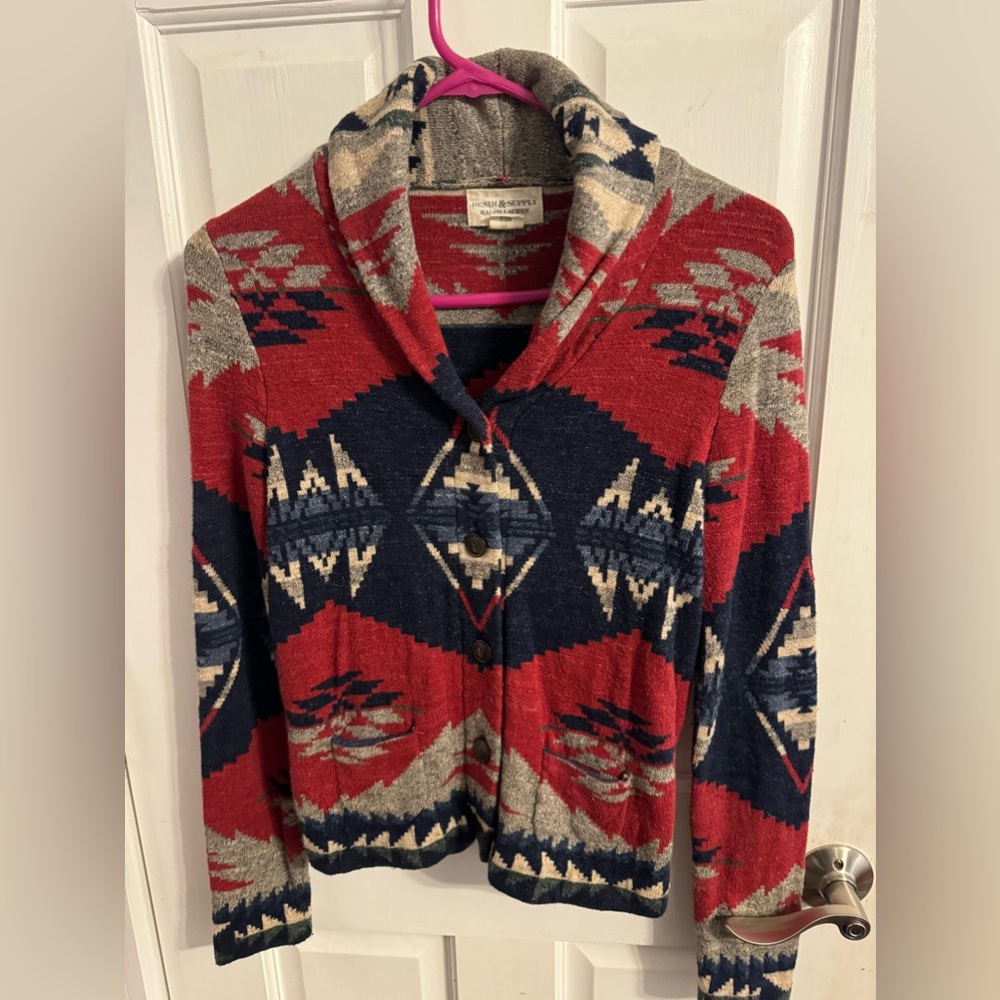 Guc denim supply Ralph Lauren cardigan